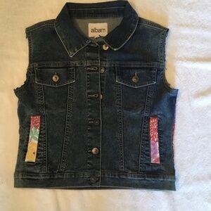 Upcycled Denim Vest